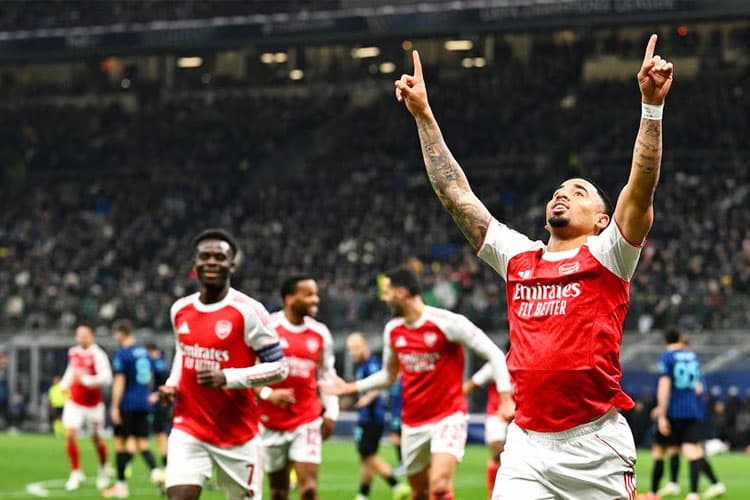 Gabriel Jesus Bersinar di San Siro, Arsenal Tekuk Inter dan Pastikan Tiket Fase Gugur